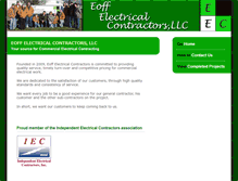 Tablet Screenshot of eoffelectrical.com